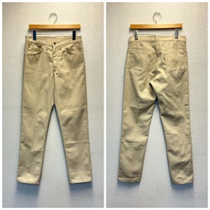 Vintage 60s Levi's Big E Sta Prest Denim Trousers, 38 X 30