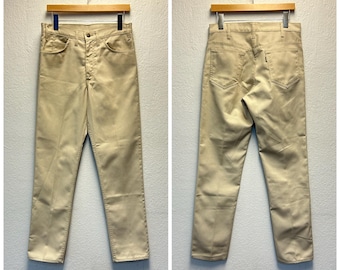 1960s LEVI’S STA-PREST Size W38 Vintage 60s Levi's Big E Sta Prest Denim Trousers, 38 X 30