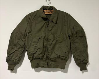 Vintage USAF Lightweight Flyer Jacket - Faded Military Bomber