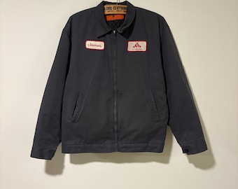 Vintage Red Kap Workwear Jacket M 80s USA Made Blue Zip Snap - Etsy