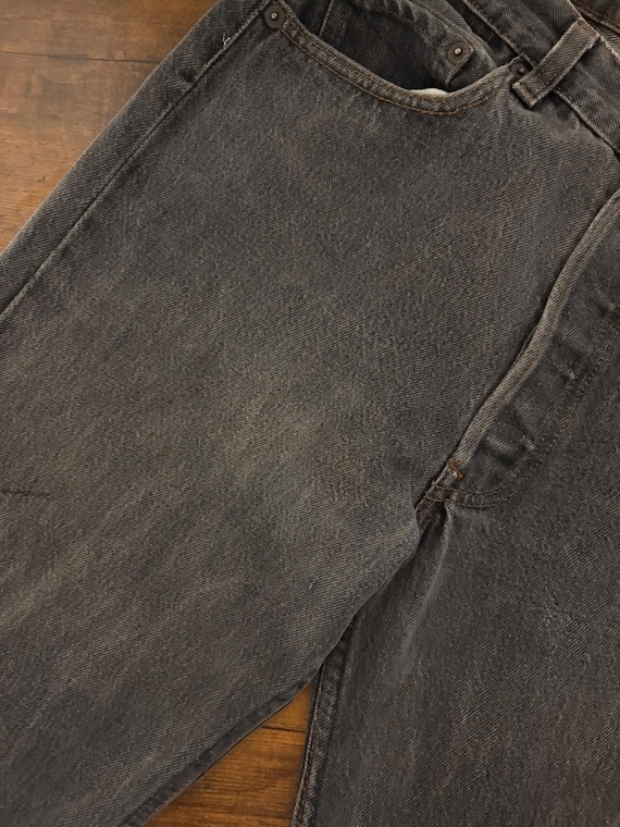 80s Vintage Levis 501 Black Jeans Denim Pants Made in Usa Size 30