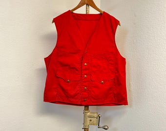 60s vintage C.C.filson 100% cotton work hunting vest 443258