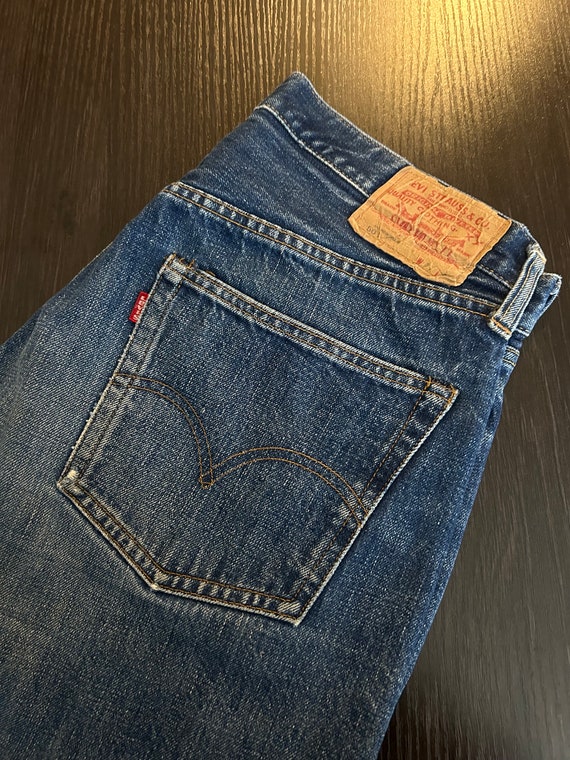 70s vintage levis 501 single stitch jeans selvedg… - image 2