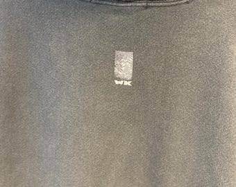 90s Vintage Wk Interact Graphic Hoodie Made in Usa Size M