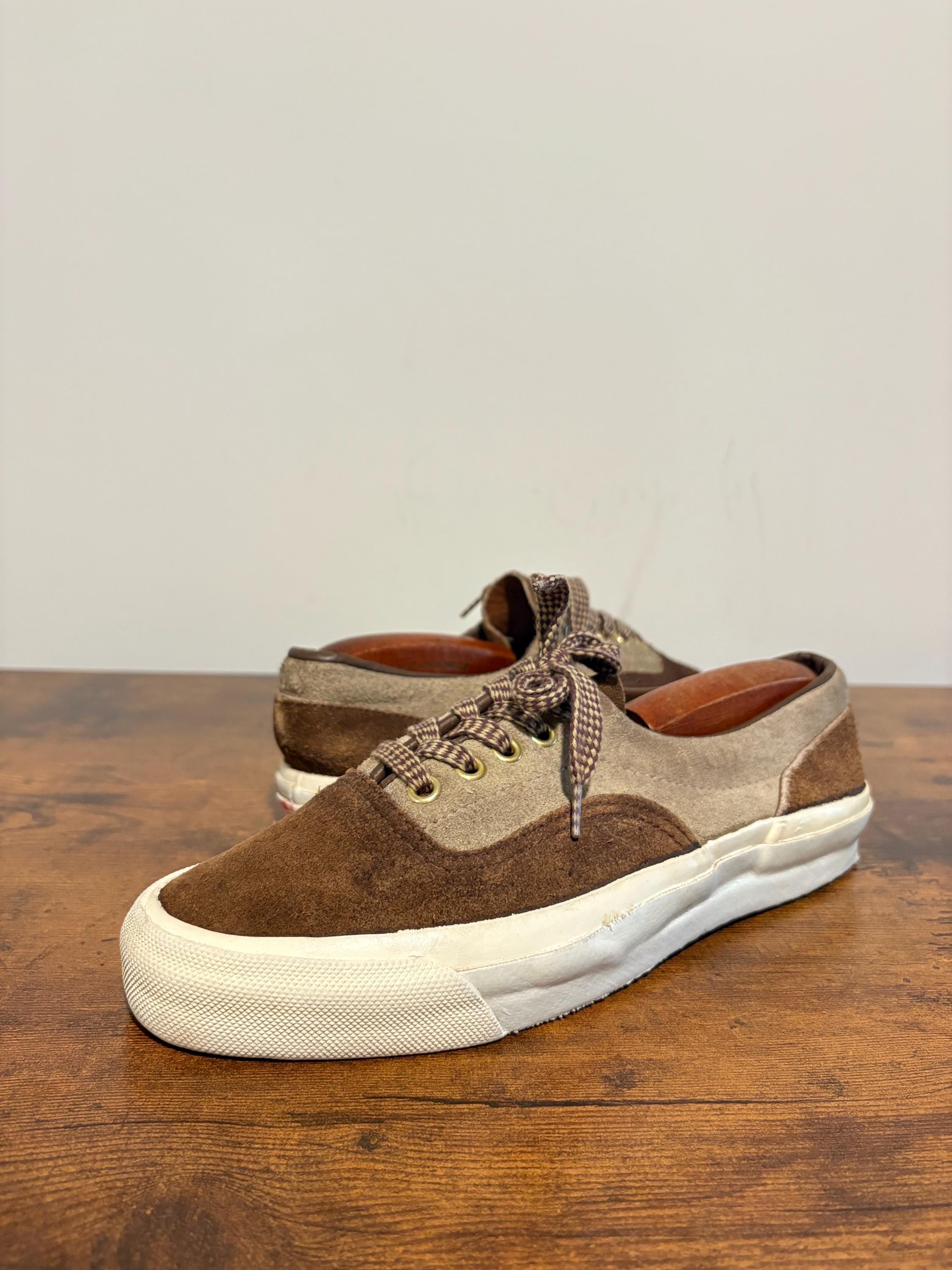 80s vintage vans era two tone suede leather sneaker size 7 443824