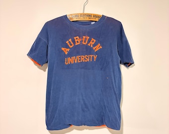60s 70s vintage 100% cotton reversible t shirt collage tee size XL 541598