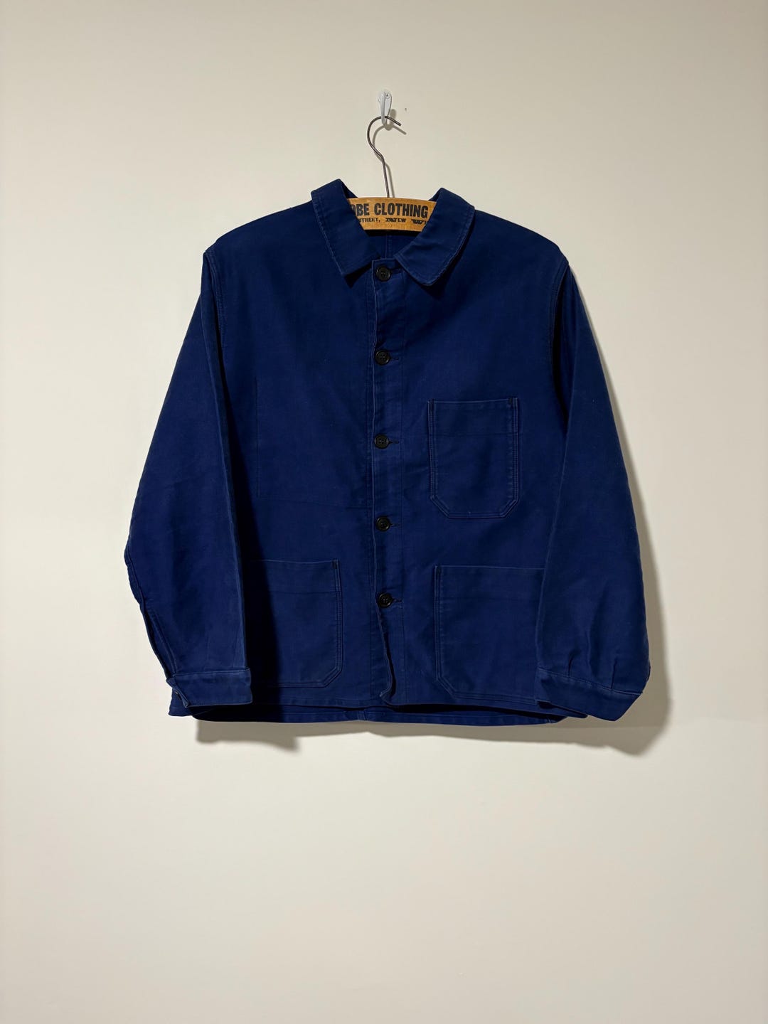 60s Euro Vintage Moleskin French Work Jacket Made in France 443513