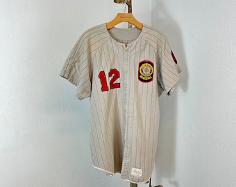 メンズ 60,s 70,s Southern Rayon Baseball Shirts