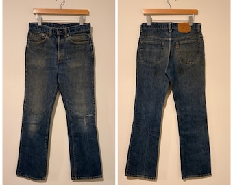 Vintage Levi's 517 Jeans: 1990s High Waisted Flare Denim, W31 L32