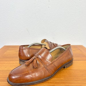 Johnston&murphy Tassel Loafer Leather Shoes Made in Italy  display picture 1
