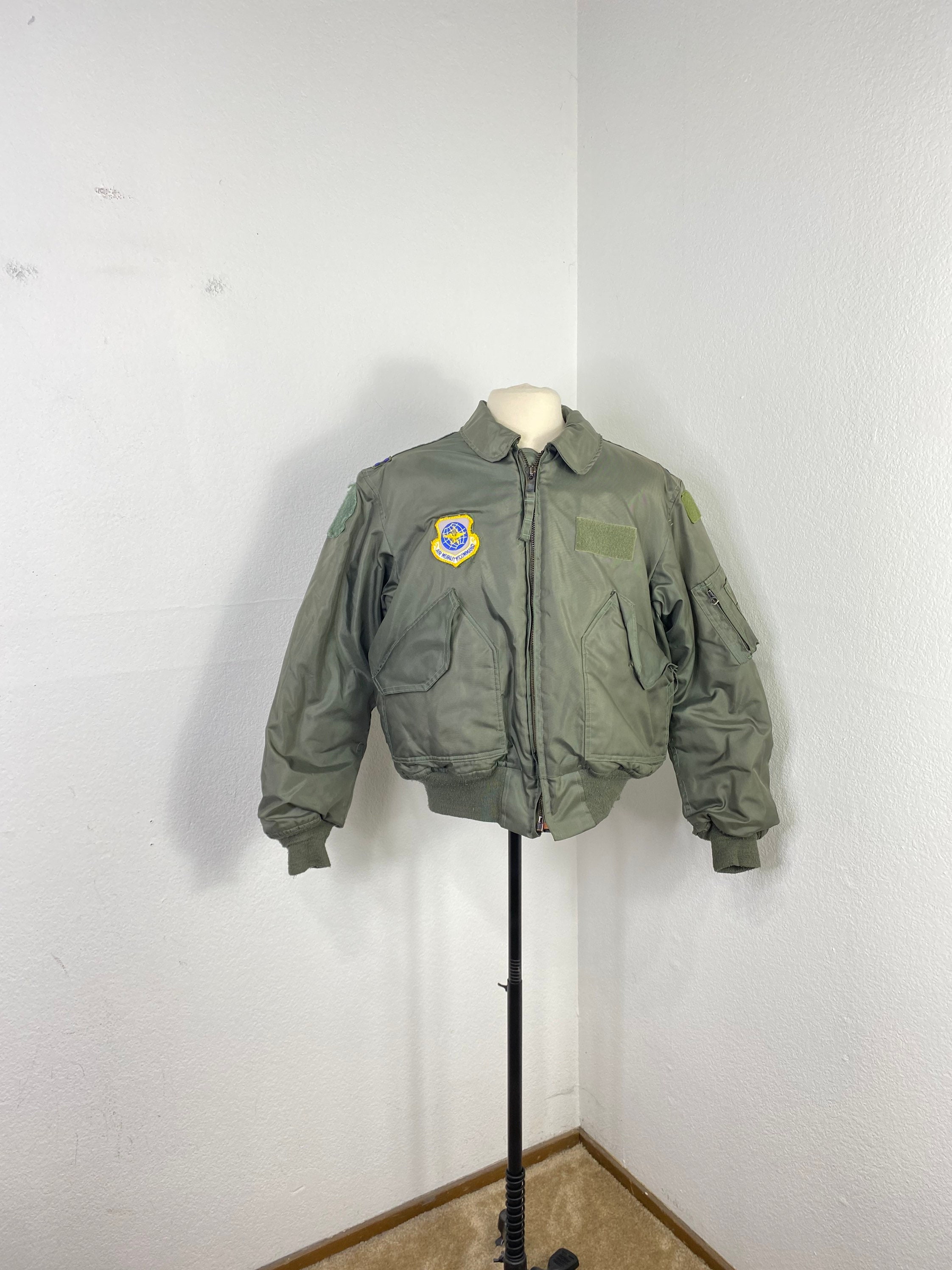 80s Vintage Military U S Air Force Cwu 45 P Flight Bomber Etsy Sweden