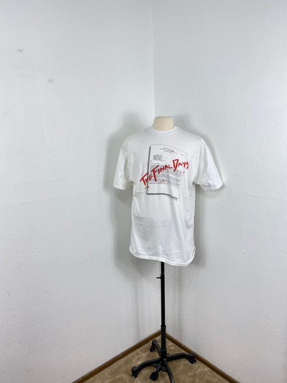 90s vintage The Final Days off broadway musical t