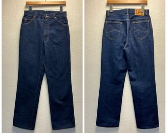 70s vintage Lee 200 riders straight jeans denim size 30 443283
