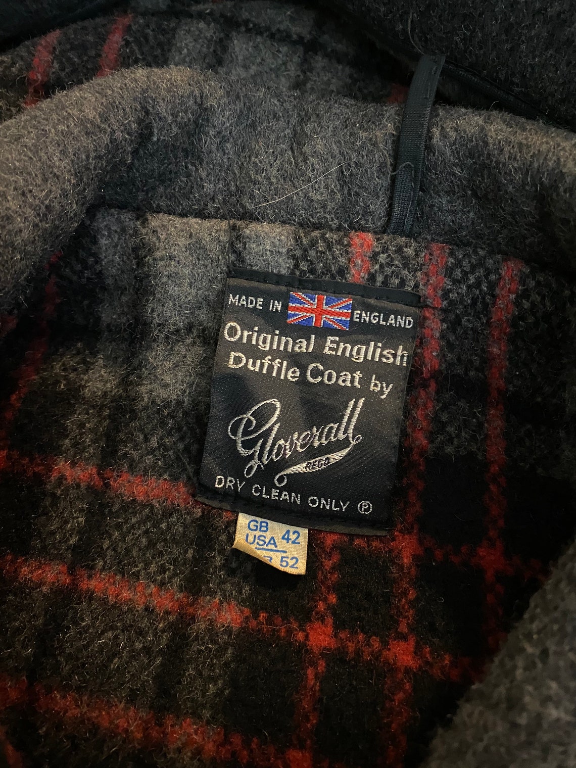 Vintage Gloverall Wool Duffel Coat Made in England Size 42 | Etsy