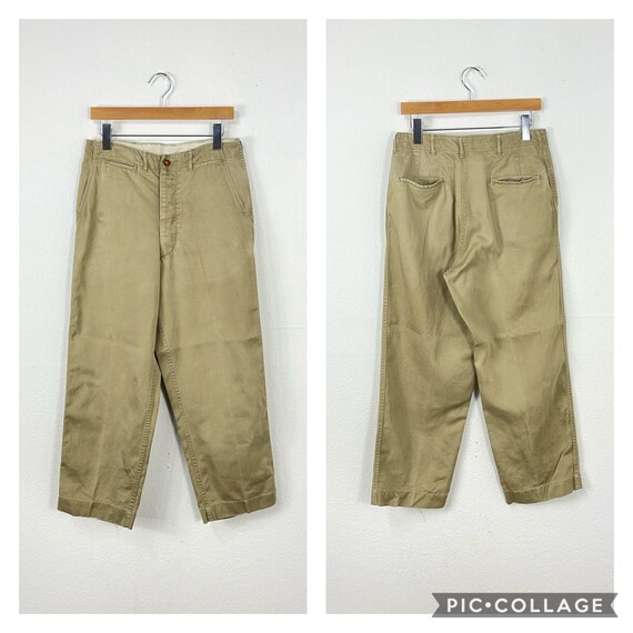 WWii 40s vintage m-43 military U.S.Army cotton kha