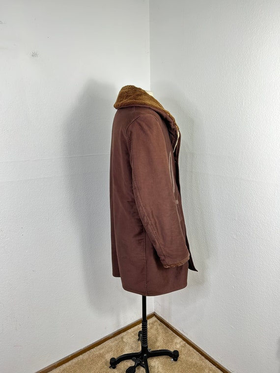 40s vintage mackinaw coat sherpa lined jeep coat … - image 3