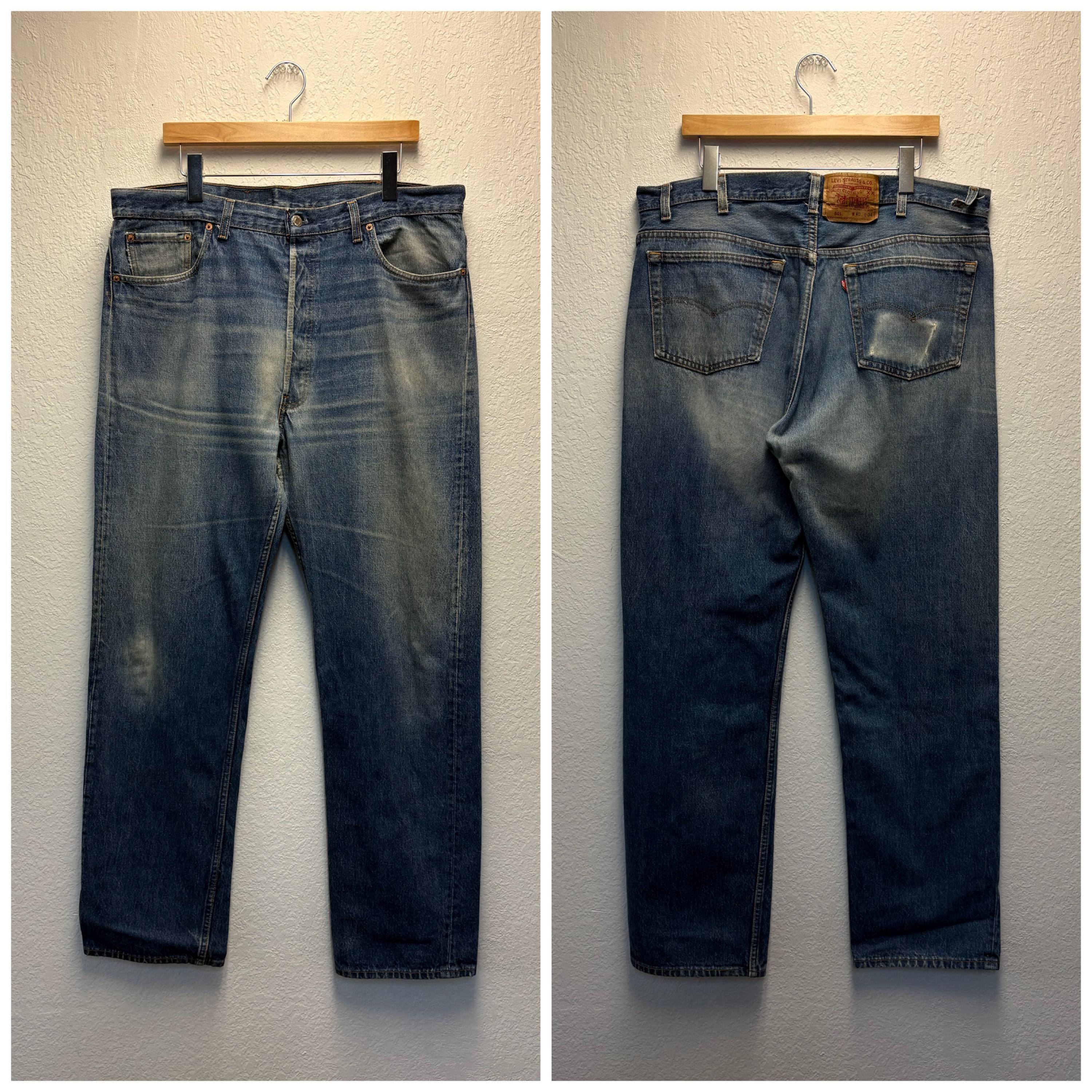 デニム:UK 6[RESALE] Rare Unique Vintage Patchwork Jean Reworked Remake
