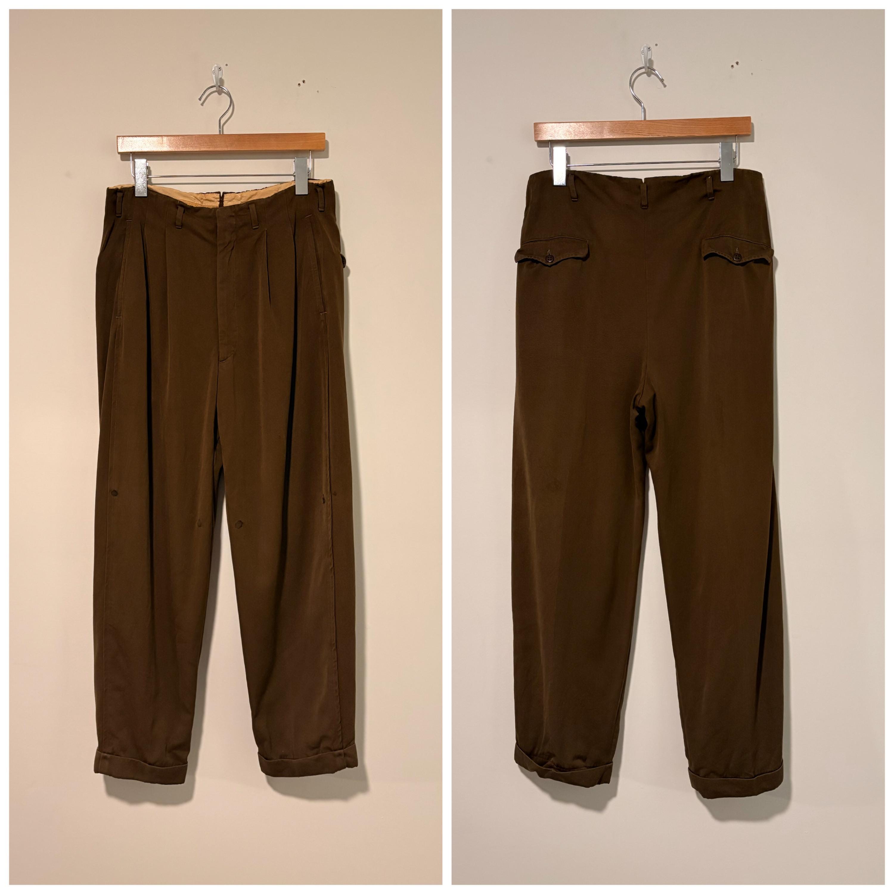 Vintage Gabardine Pants - Etsy