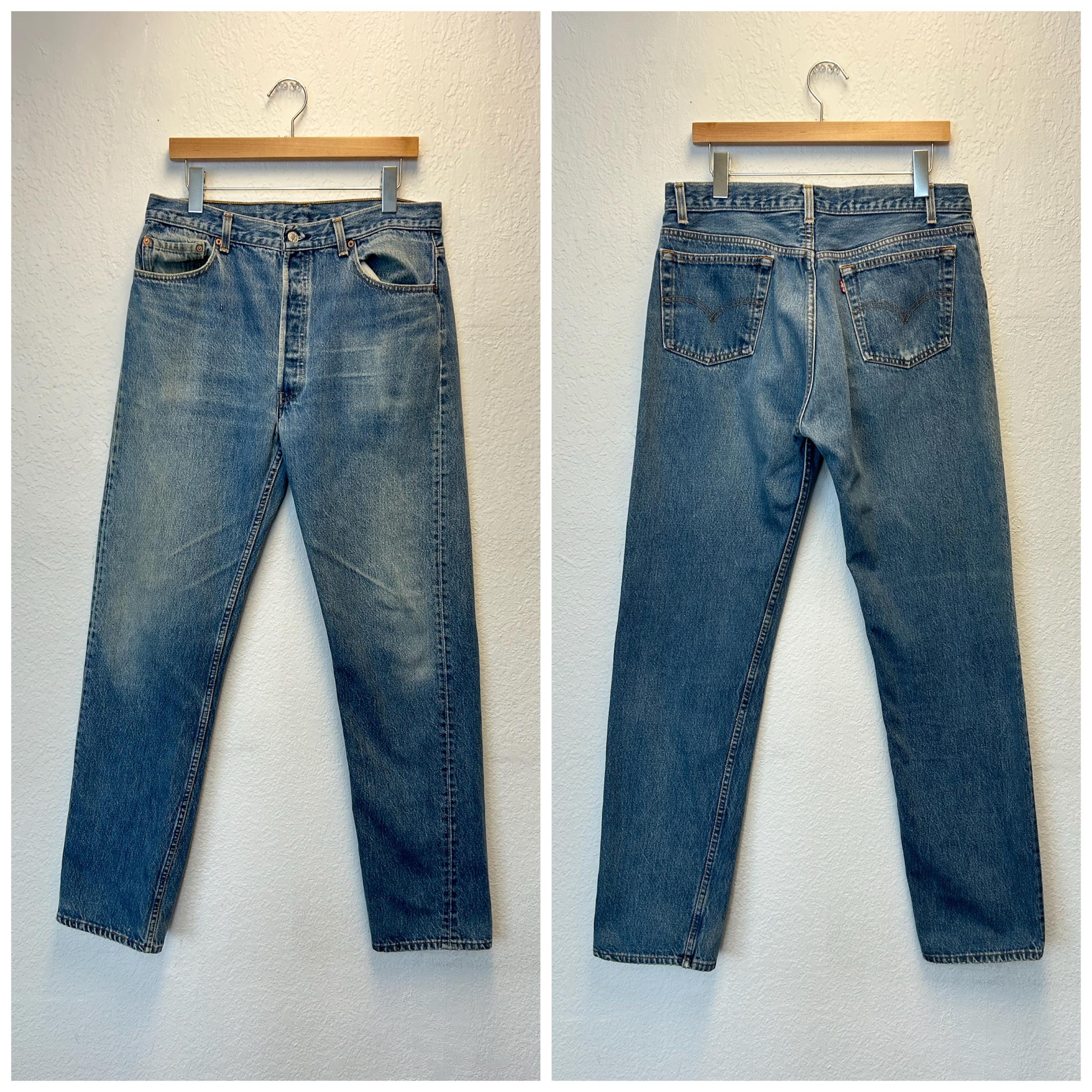 90s Vintage Levis 501 Jeans Denim Pants Made in Usa Size 34 443268