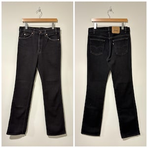 Levis 517 Black 34 - Etsy