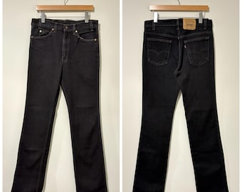 Vintage 90s Levi's 517 Black Jeans Denim Relaxed Fit - Etsy