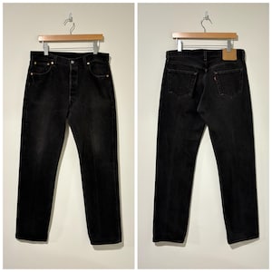 Levis Black 501 Usa - Etsy