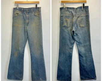 パンツ Big size 70's USA vintage Lee 200 W46 Vintage 60s 70s 80s LEE Riders Jeans 42 X 31 Made In USA