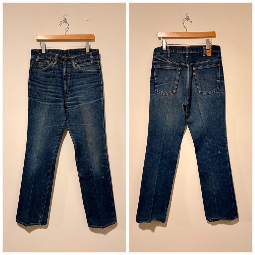 80s Levi’s 517 stretch denim pants 80s Vintage Levis 517 Stretch Jeans Denim Pants Flare Pants Boot