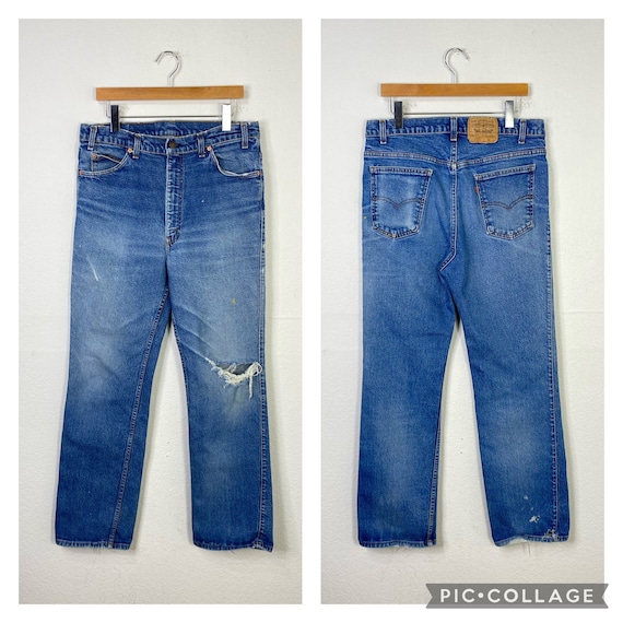 80年代ヴィンテージ ダメージ加工 リーバイス 517 ブーツカット