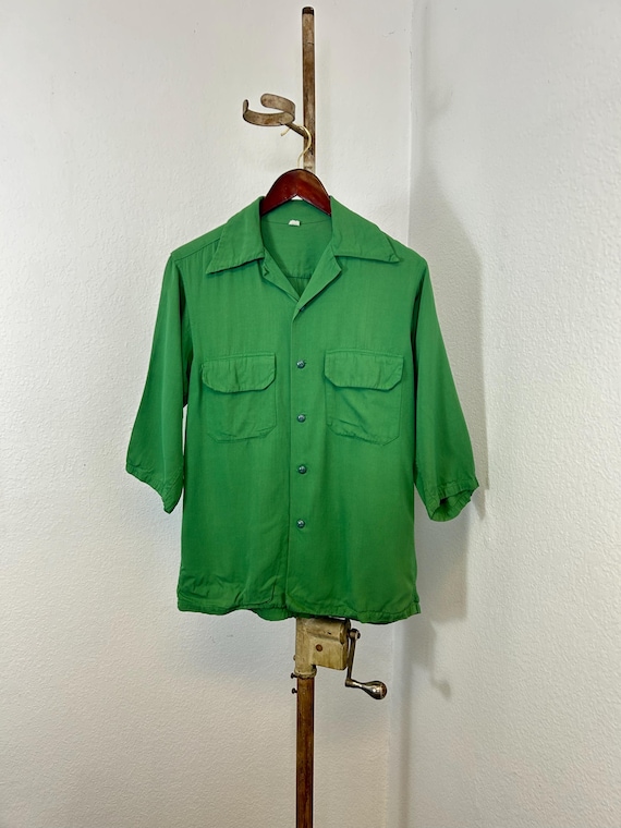 40s vintage rayon shirt