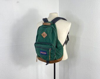 90s Vintage Jansport Leather Bottom 