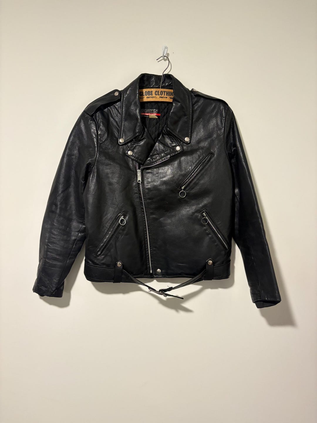 70年代ヴィンテージブルックスモーターサイクルレザージャケット