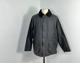 Vintage Barbour Beaufort Jacket C40 M 90s Wax Cotton Hunting Field