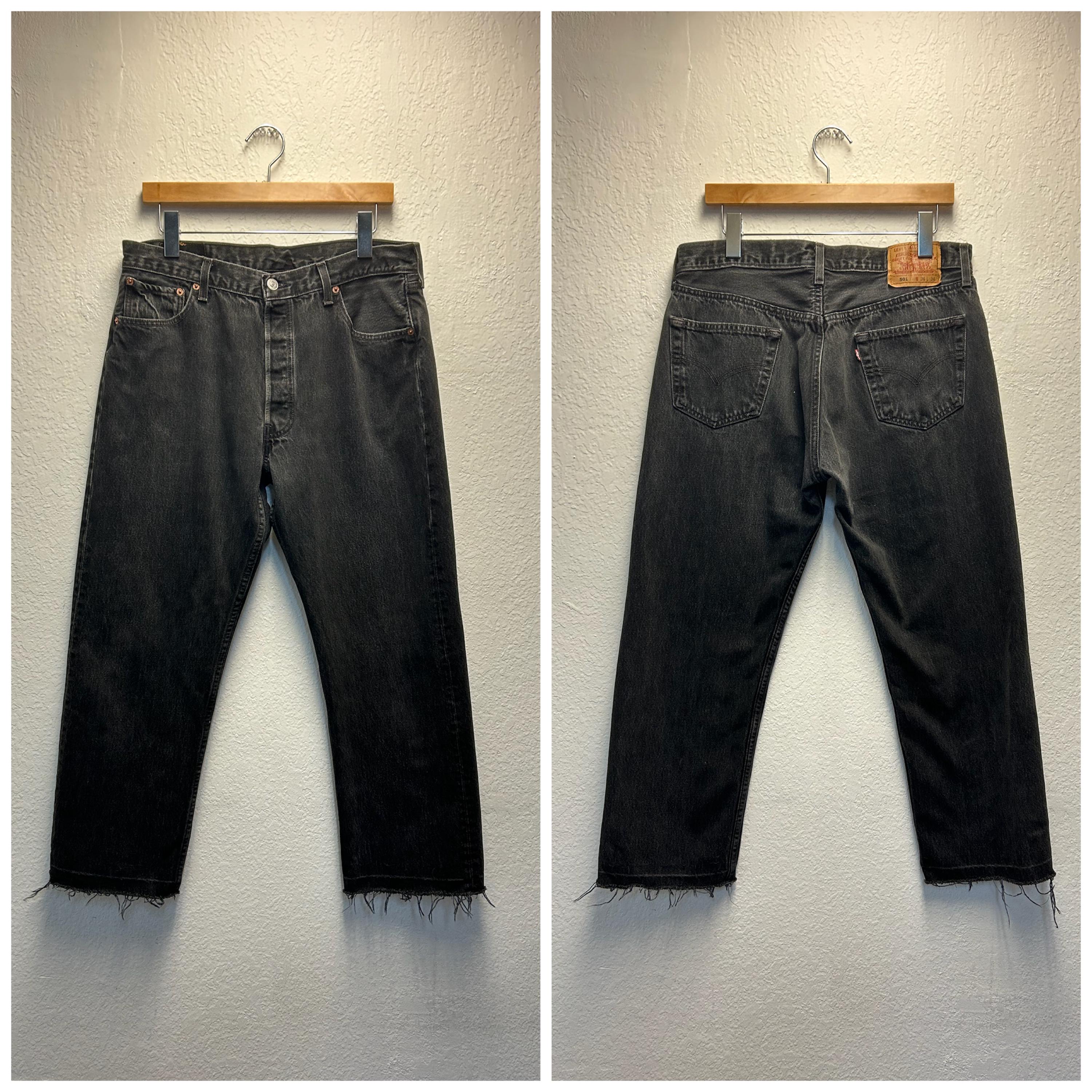 Vintage Levis 501 Black Usa 36 - Etsy Vintage Levis 501 Black Usa 36 - Etsy