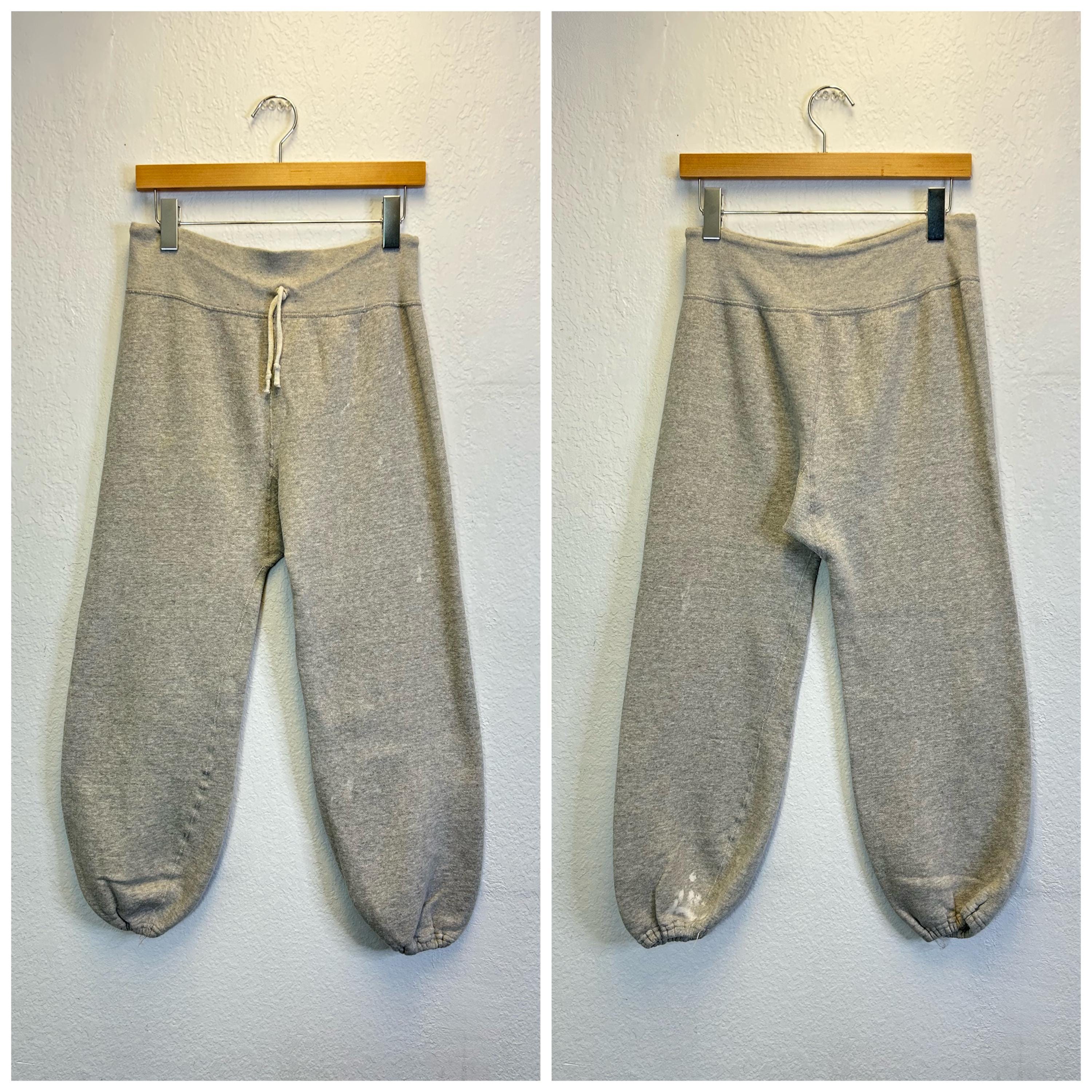 60s Vintage 100% Cotton Sweat Pants Unisex Size 30 865973 - Etsy