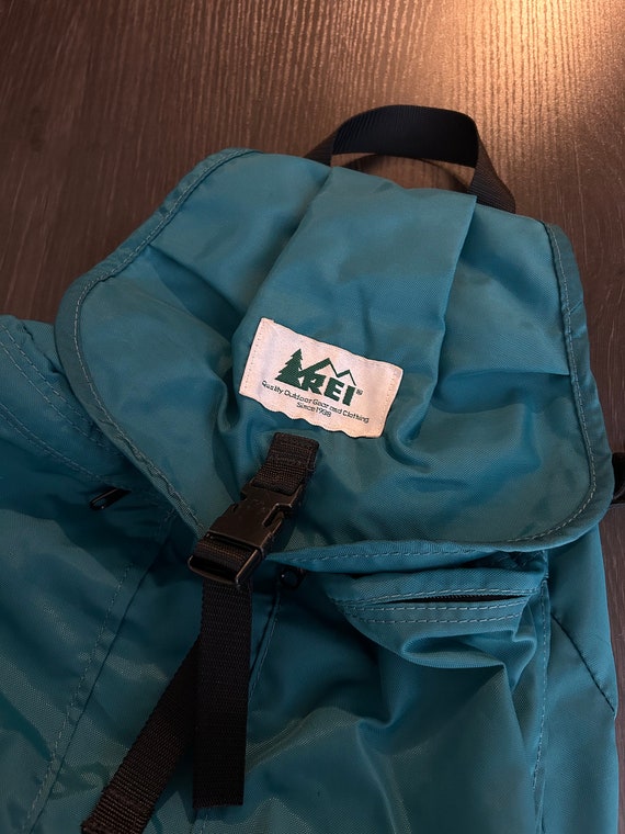 80s vintage REI backpack day pack hiking bag - image 6