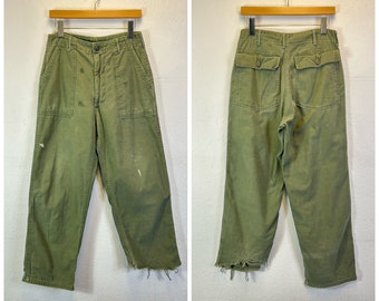 パンツ 1960's \"US.ARMY\" OG107 Baker Pants Vintage 1960s Army Pants Baker OG 107 - Raleigh Vintage