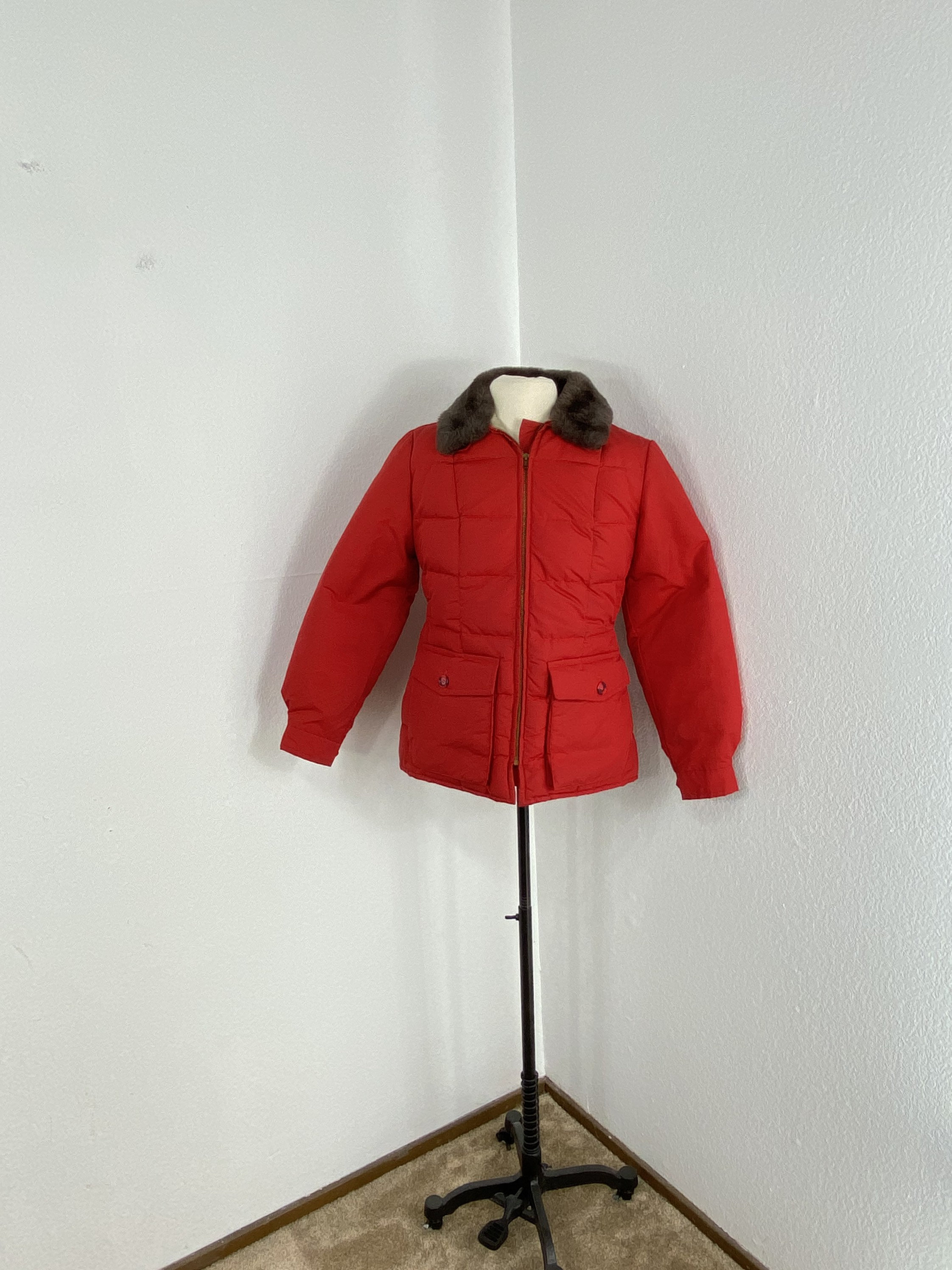 70s Vintage Goose Down Jacket Womens Outdoor Coat