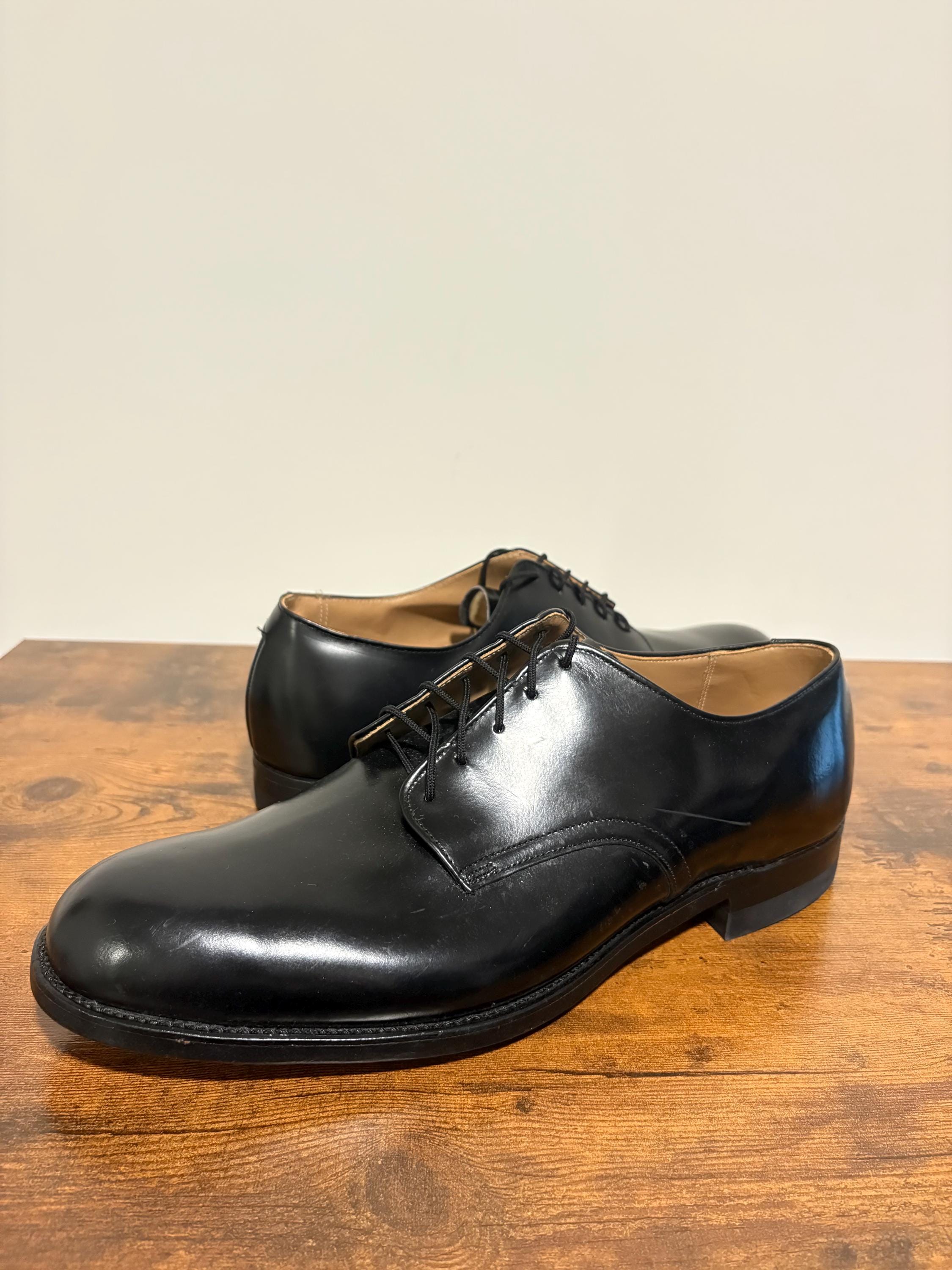 ’70s US NAVY SERVICE SHOES 70's Vintage Military U.s.navy Leather Service Shoes USN Oxford