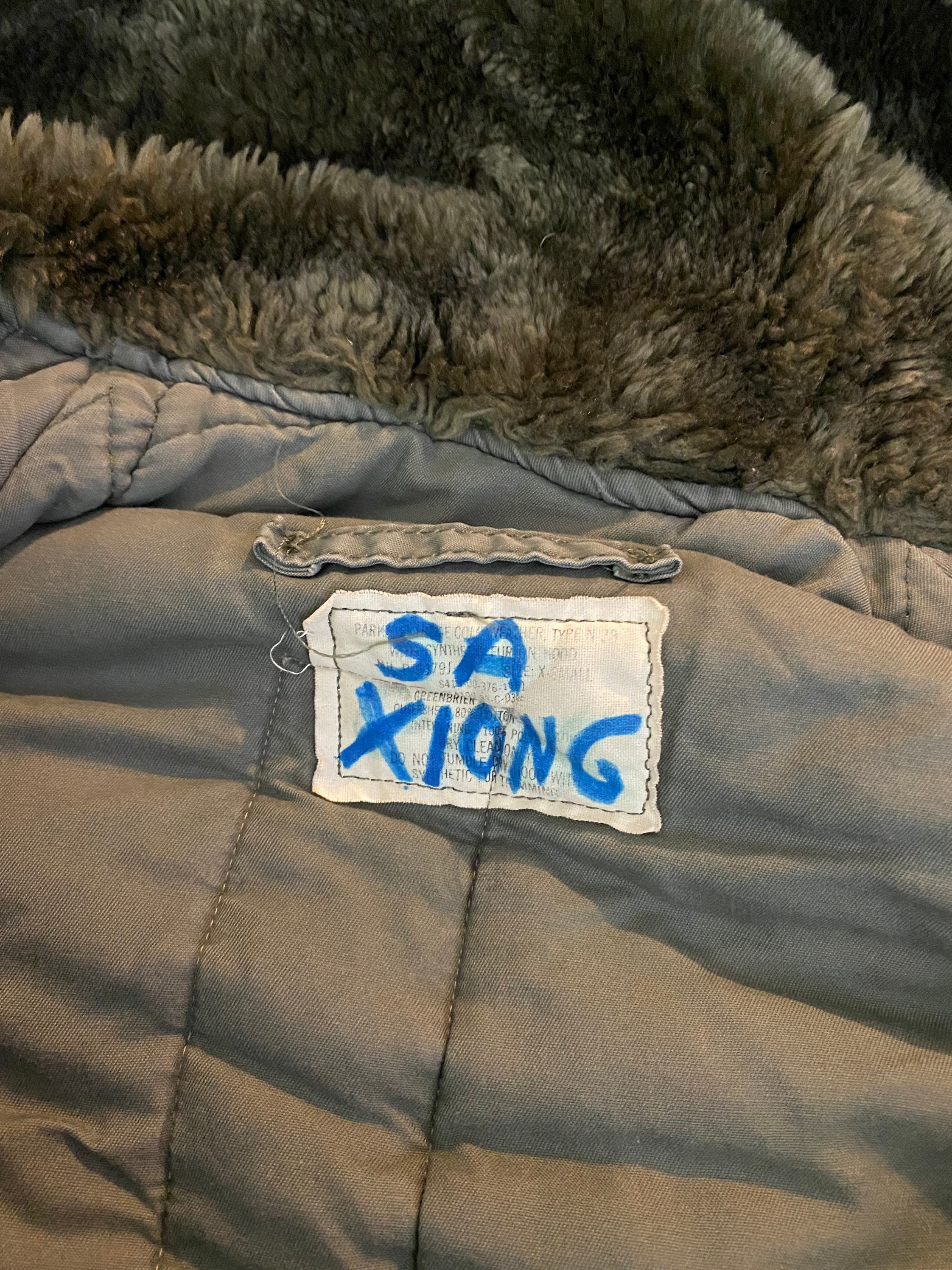 80s Vintage Military U.s.air Force N-3B Flight Bomber Jacket