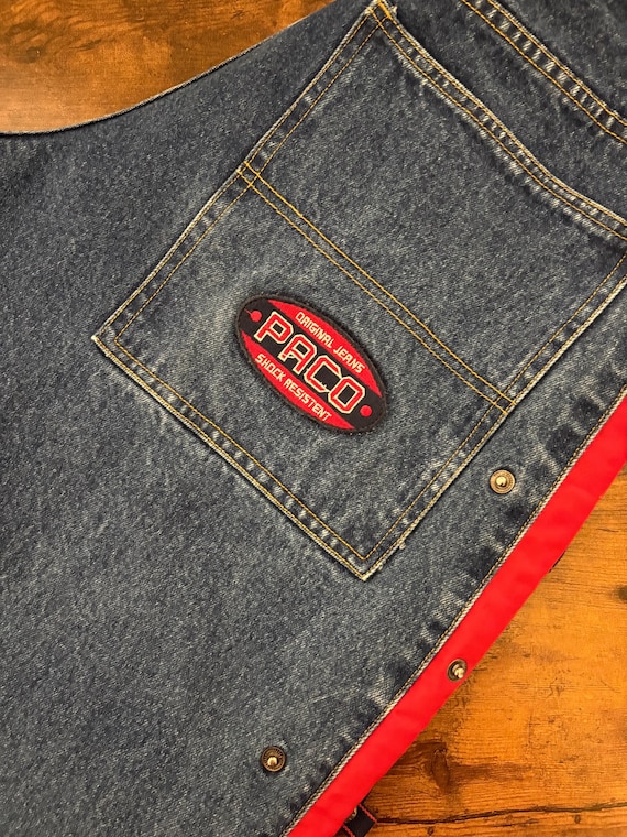 90s Vintage PACO Jeans Wide-snap Button Size 34 Jnco Style 443593