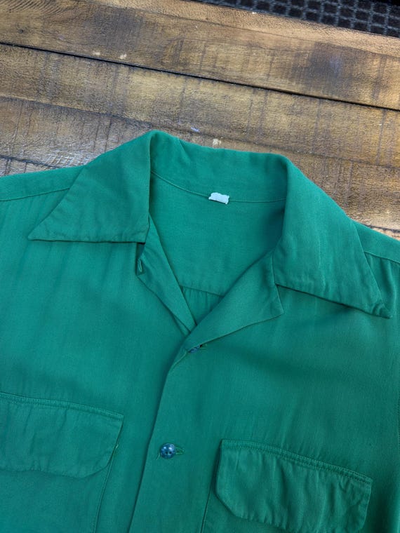 トップス 40s vintage cotton rayon shirt 13bb748df5b3a3e9188224774c6e61