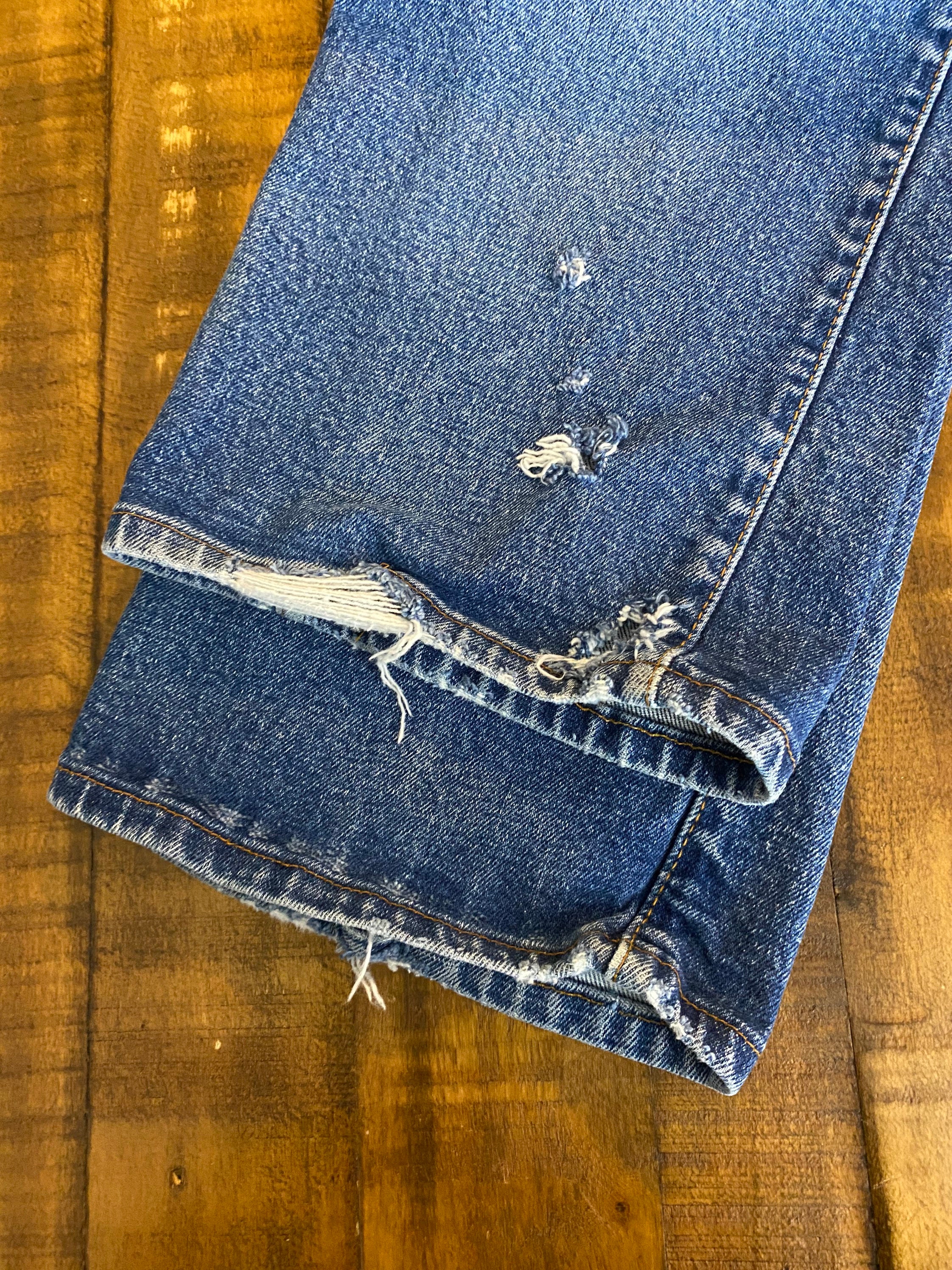 80年代ヴィンテージ ダメージ加工 リーバイス 517 ブーツカット