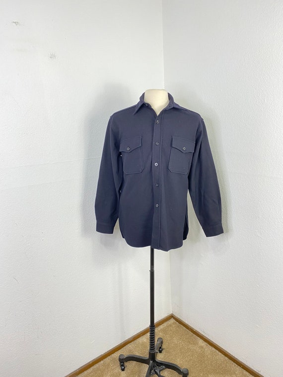 Chemise CPO militaire vintage des annees 50 en laine US Navy taille Large 865926 Etsy France