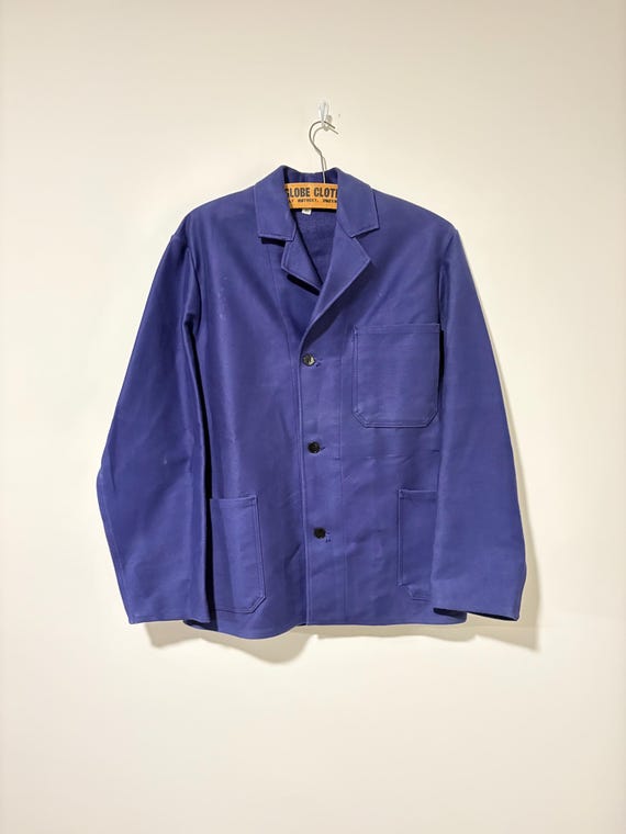 60s Vintage German Moleskin Work Jacket 100% Cotton 403509