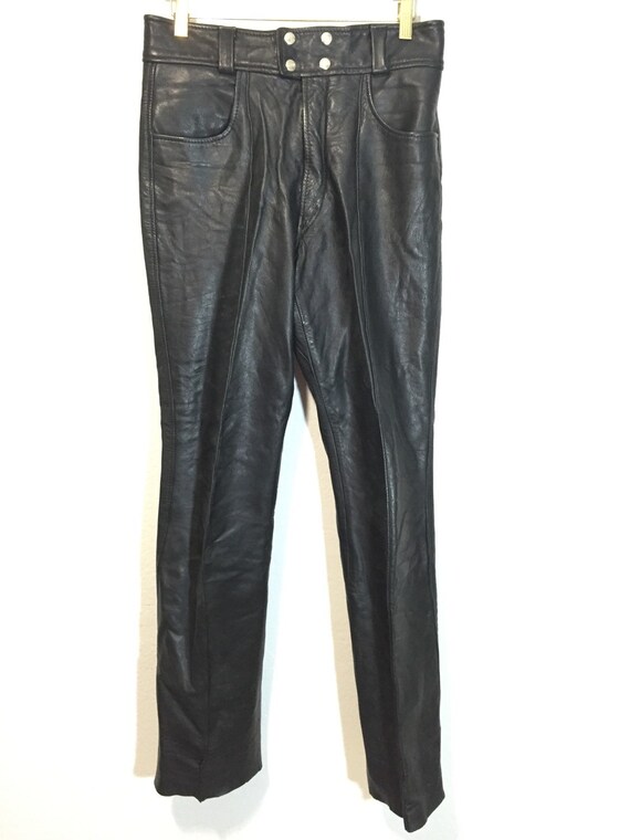 70s leather pants