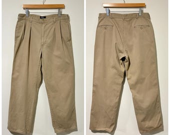 Vintage 90s: Polo by Ralph Lauren Pleated Chino Pants - Andrew