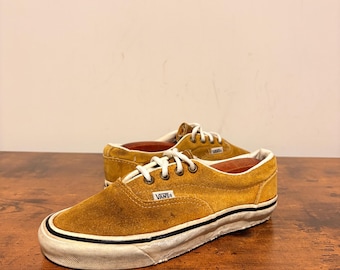 Zapatillas Vans Era de ante estilo vintage de los 90 para mujer, talla 7 (541388)