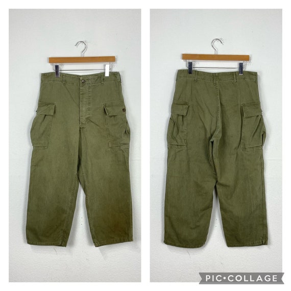 army Herringbone Twill HBT Trousers 