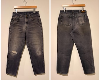 Pantalones vintage de los 90 de L.L.BEAN, desteñidos, talla 32.